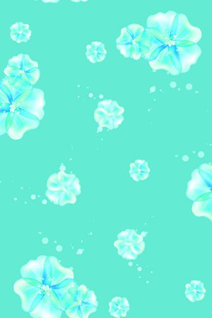 抽象花卉印花华亿平台图片