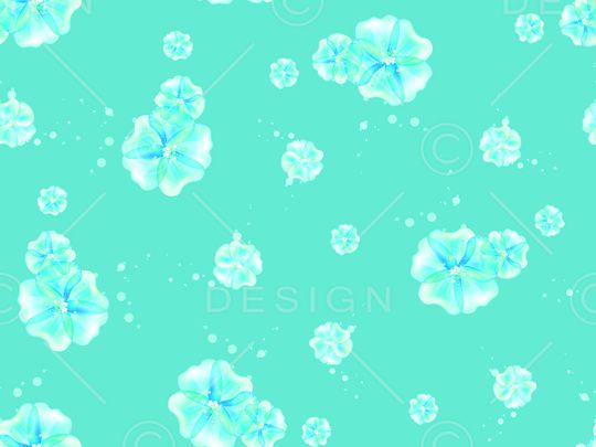 抽象花卉印花华亿平台图片