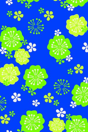 抽象花卉印花华亿平台图片