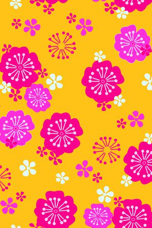 抽象花卉印花华亿平台图片