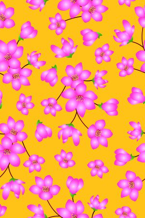 清爽底花卉印花华亿平台图片