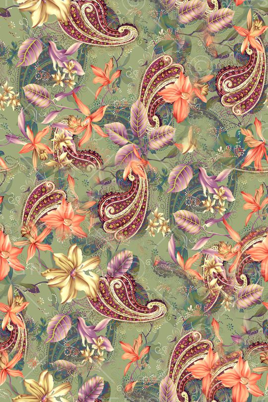 真丝印花华亿平台图片