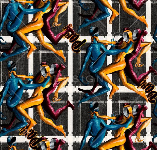 大牌风印花华亿平台图片