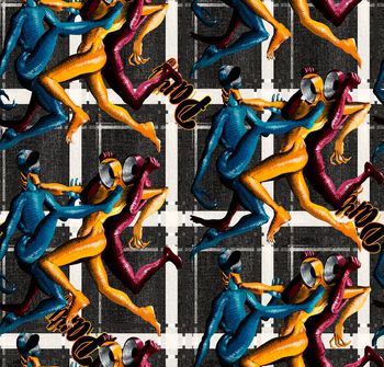 大牌风印花华亿平台图片