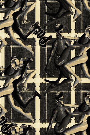 大牌风印花华亿平台图片