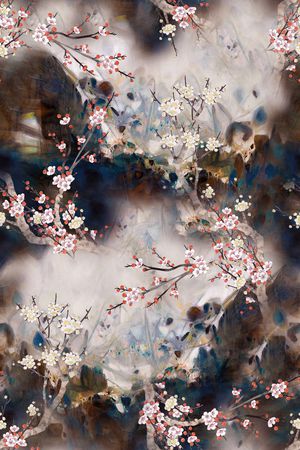 中国风印花华亿平台图片