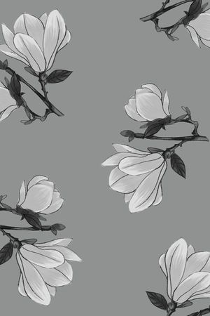 玉兰花印花华亿平台图片