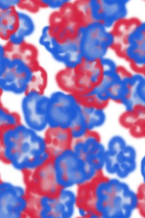 手绘花卉印花华亿平台图片