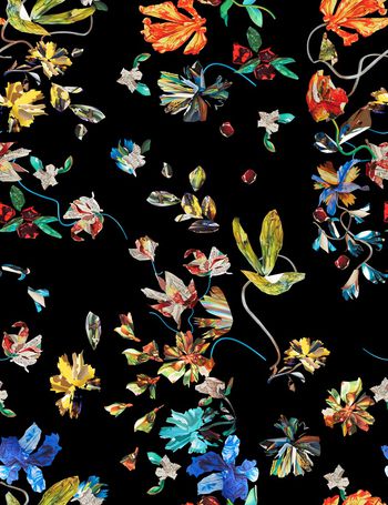 大牌风印花华亿平台图片