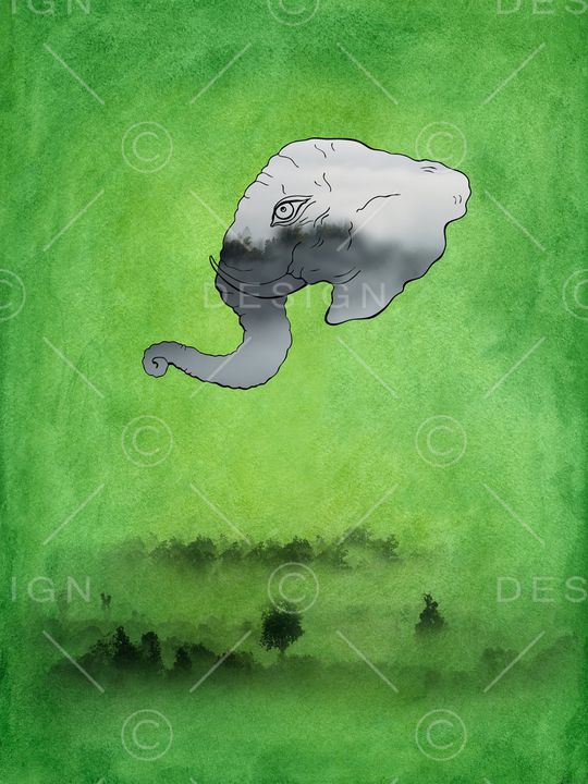 动物头印花华亿平台图片