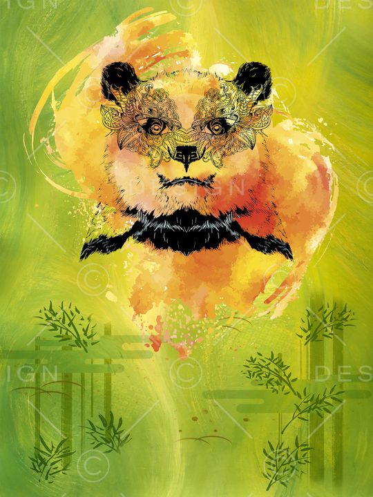 动物头印花华亿平台图片