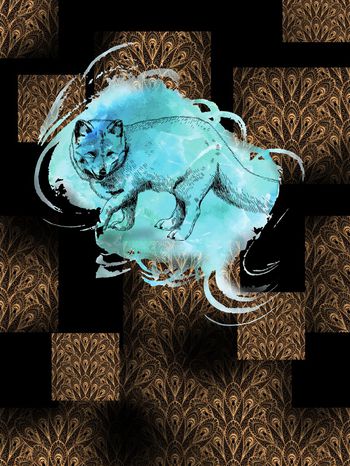 动物头印花华亿平台图片