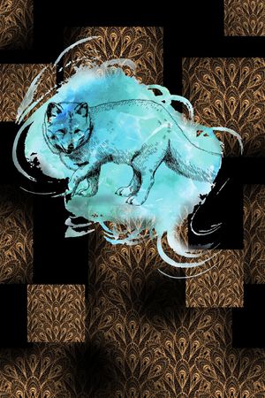 动物头印花华亿平台图片