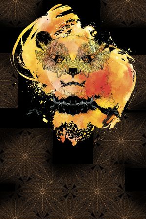 动物头印花华亿平台图片