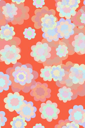 手绘花卉印花华亿平台图片