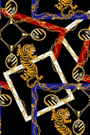 宫廷风印花华亿平台图片