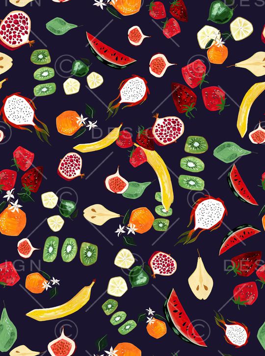 水果印花华亿平台图片