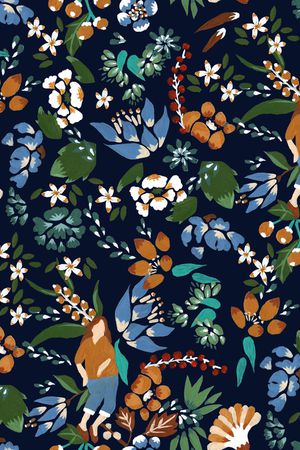 线条画印花华亿平台图片