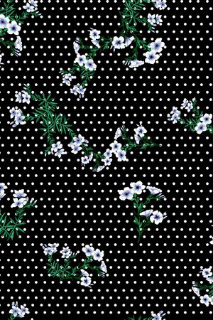 小碎花印花华亿平台图片