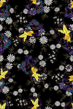 小碎花印花华亿平台图片