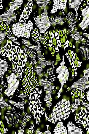 动物纹印花华亿平台图片