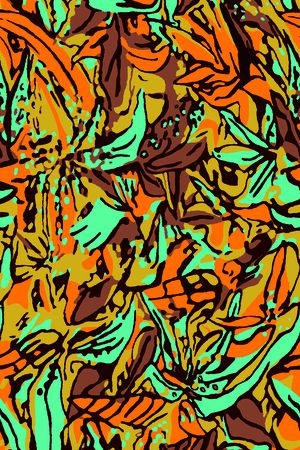 抽象印花华亿平台图片