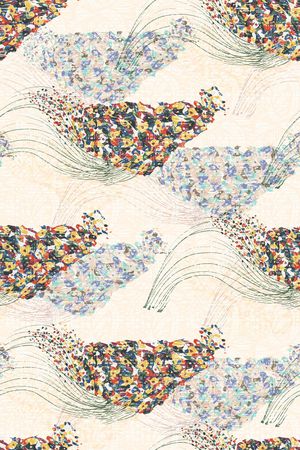 几何印花华亿平台图片