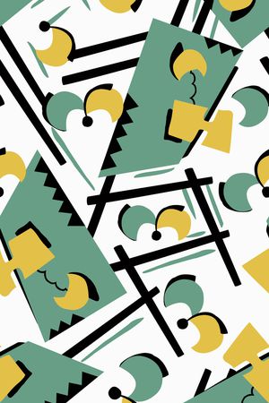 几何印花华亿平台图片