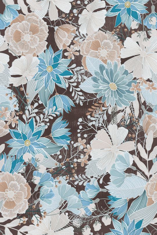 彩底花卉印花华亿平台图片