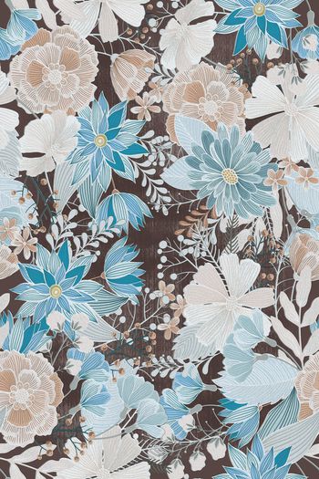 彩底花卉印花华亿平台图片