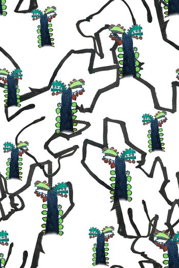 抽象印花华亿平台图片