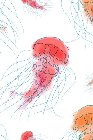 水墨风印花华亿平台图片