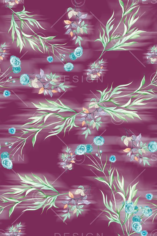 绿植树叶印花华亿平台图片