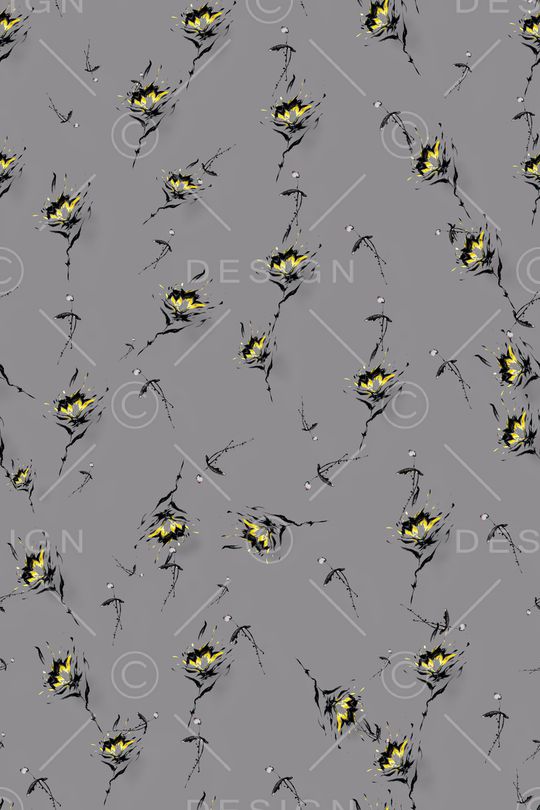 满版散花印花华亿平台图片