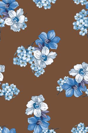 满版散花印花华亿平台图片