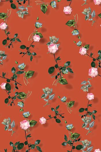 小碎花印花华亿平台图片