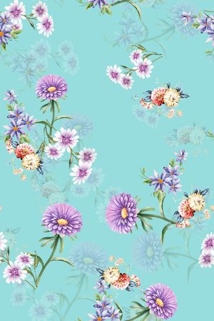 小碎花印花华亿平台图片