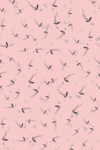 水彩花卉印花华亿平台图片