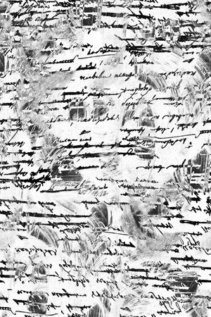 黑白抽象印花华亿平台图片