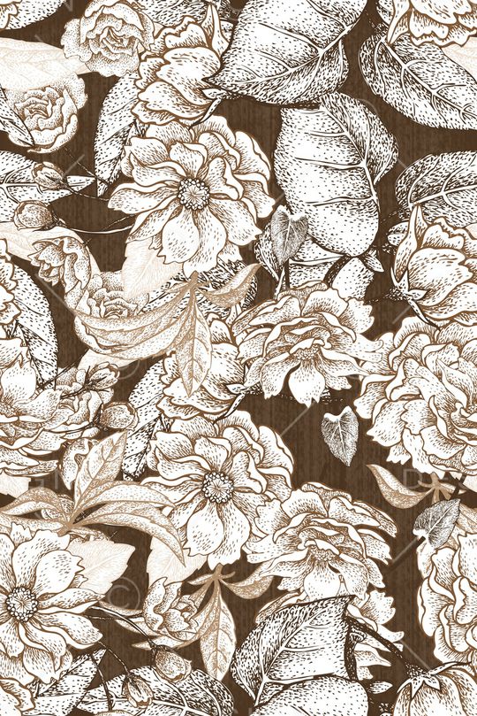 彩底花卉印花华亿平台图片