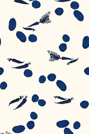 蓝色印花华亿平台图片