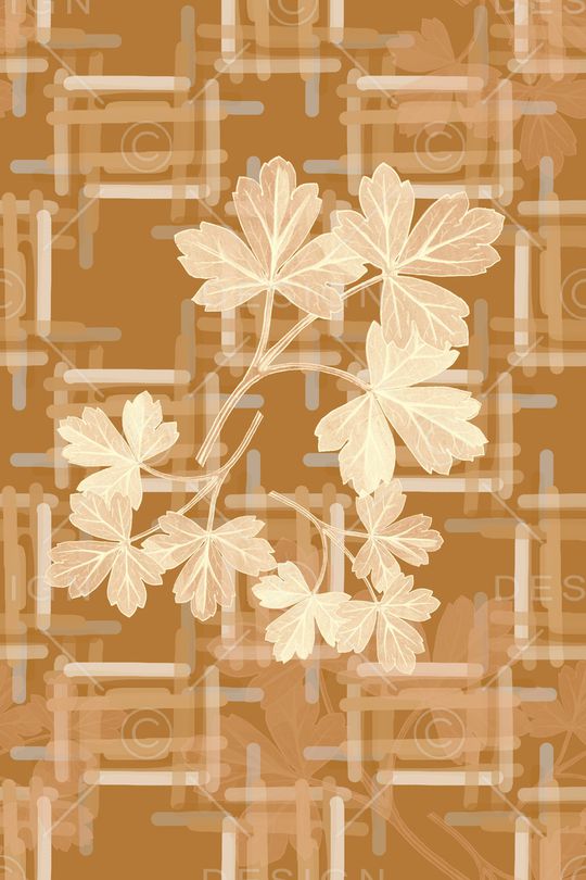 手绘线条笔触印花华亿平台图片