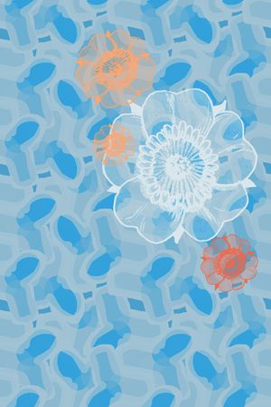 抽象印花华亿平台图片