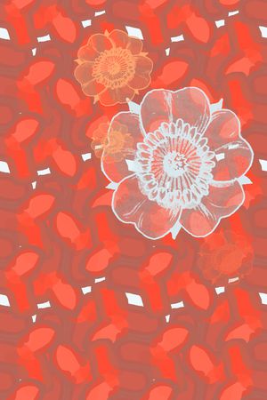 抽象印花华亿平台图片