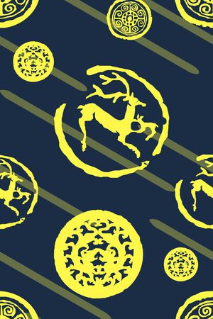 几何印花华亿平台图片