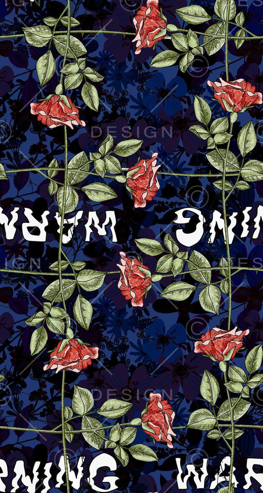 绿植树叶印花华亿平台图片