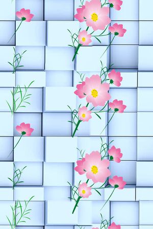 几何印花华亿平台图片