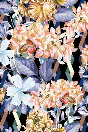 绿植树叶印花华亿平台图片