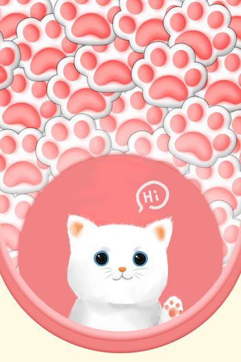 猫印花华亿平台图片