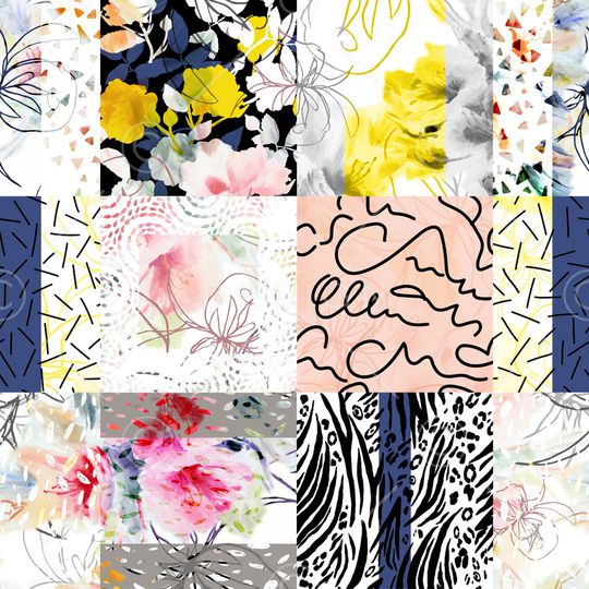 几何印花华亿平台图片